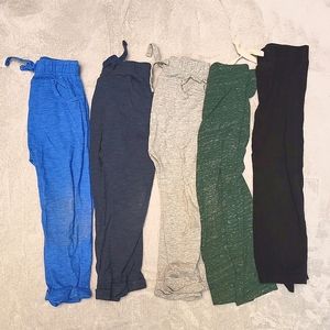 5 pairs of thin jersey jogger paints
